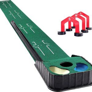 CHAMPKEY Golf Putting Green Indoor - Advanced Guides Golf Putting Mat